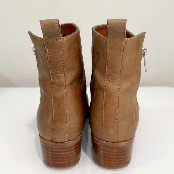 TONY BIANCO Jake Rust Diesel Ankle Boots Booties Brown Leather Size 8.5 - Picture 6 of 13